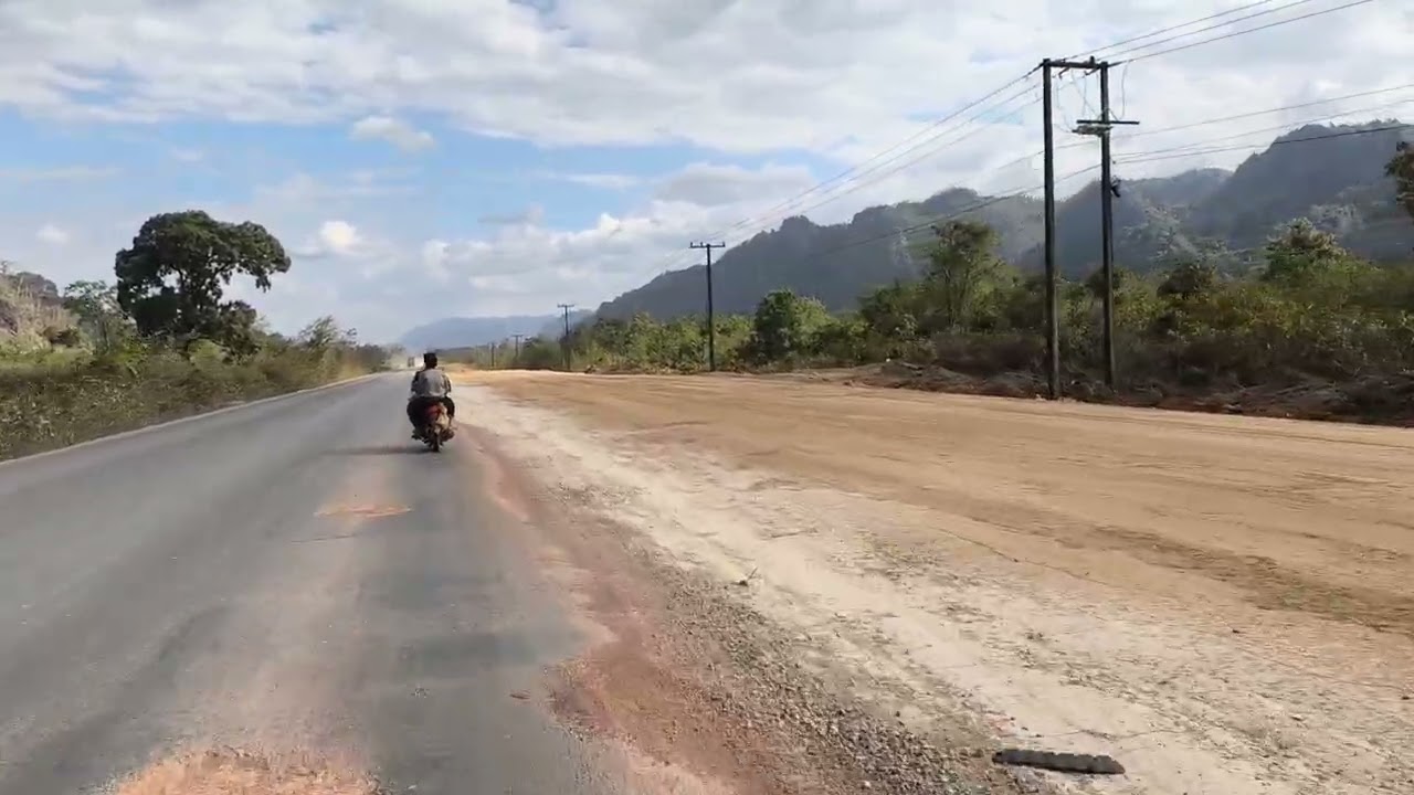 อัพเดททางหมายเลข 12 ช่วงเมืองยมมะลาด แขวงคำม่วน #laos