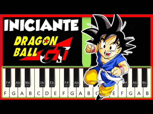 Como Tocar Teclado? Dragon Ball Gt Easy Piano Tutorial