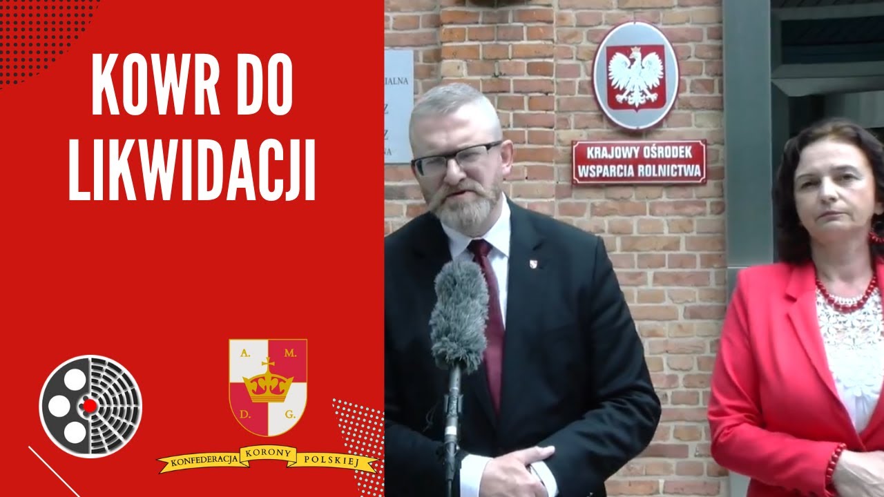 [KKP]: G. Braun - KOWR do likwidacji