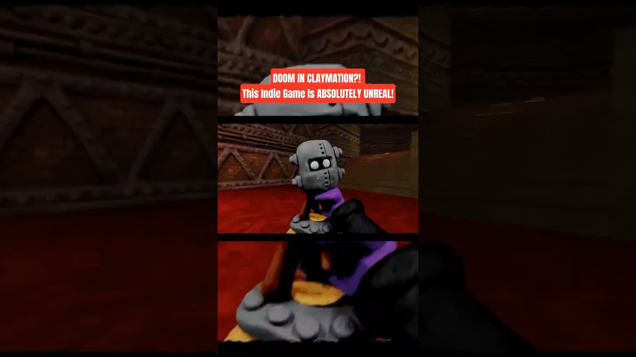 CLAYFIGHTER MEETS DOOM?! #doom #claymation #gamedev #fyp