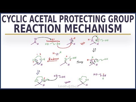 Cyclic Acetal Protecting Group Reaction and Mechanism