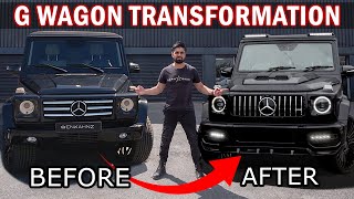 I TRANSFORMED AN OLD MERCEDES G-WAGON INTO A NEW 2021 G63 !!!