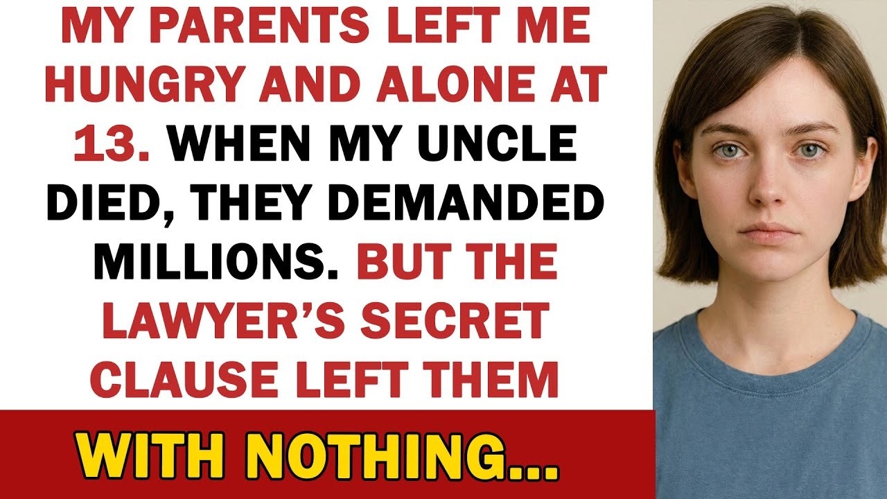 My Parents Left Me Hungry And Alone At 13  When My Uncle Died, They Demand