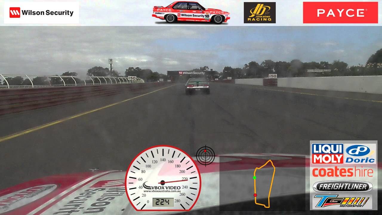 Touring Car Masters 2016 Sandown Race 1 Video VBOX