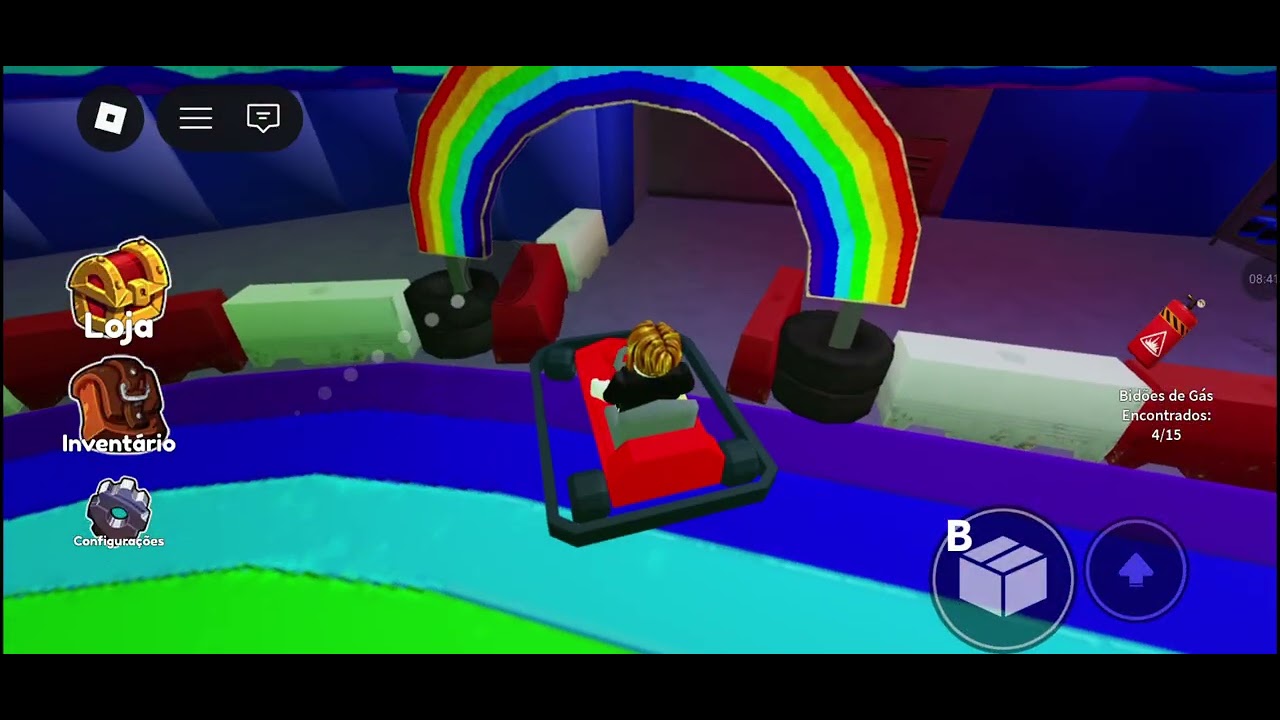 Tentando fazer um bug com o monstro amarelo do raimbow friends foi mal galera tá sem som