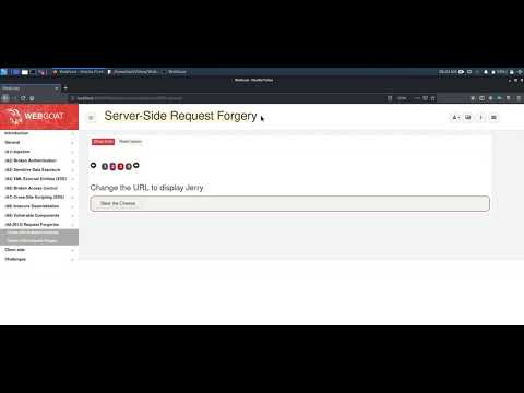 WebGoat 8 Server Side Request Forgery   2