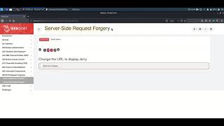 WebGoat 8 Server Side Request Forgery   2