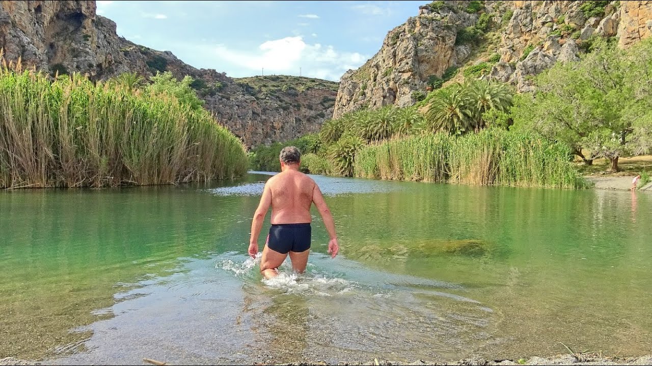 (11)Karibik Feeling am Palmenstrand Preveli auf Kreta.
