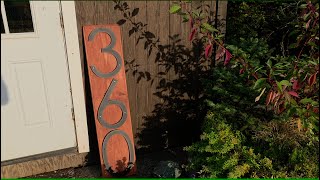 Making a House Number Board