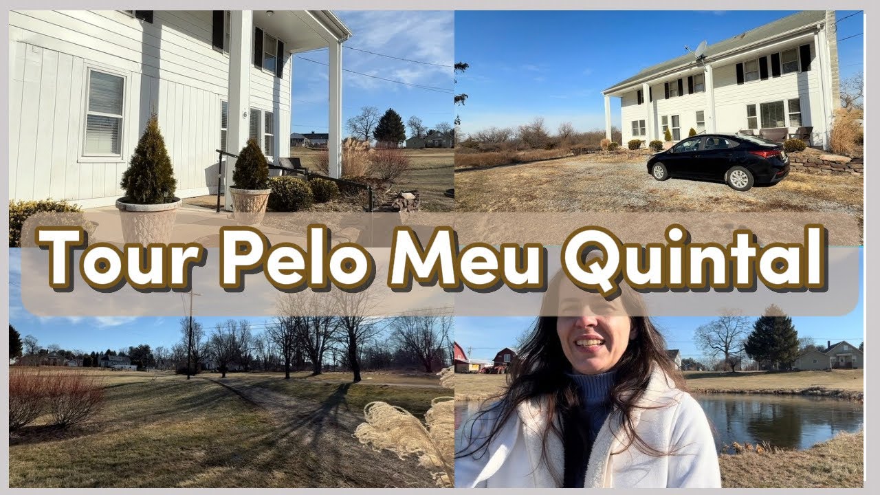 TOUR PELO QUINTAL DA MINHA CASA DE 1840 E AS MUDANÇAS DAS ESTAÇÕES 🍂❄️🌸
