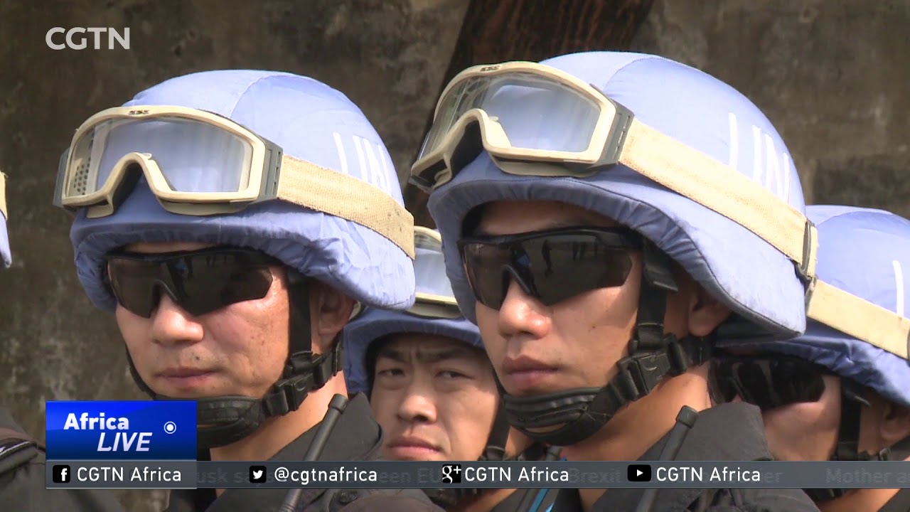 Youngest ever Chinese peacekeeping team in Liberia