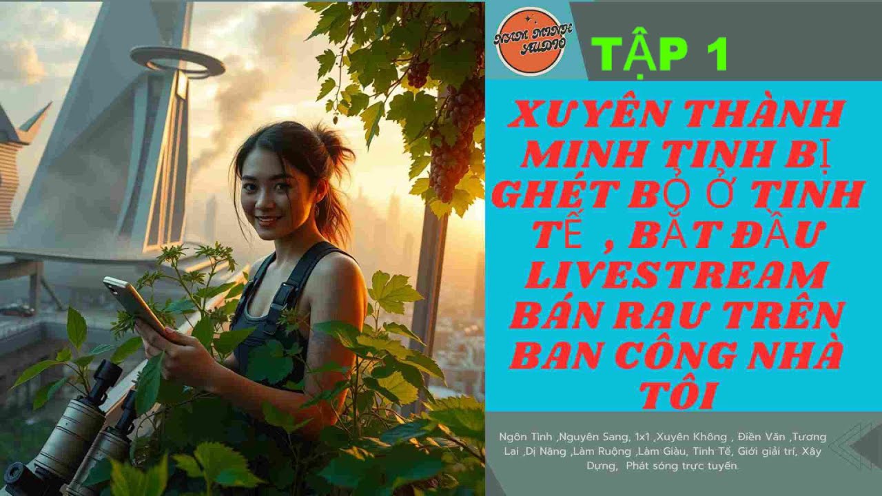 TẬP 1/XUYÊN THÀNH MINH TINH BỊ GHÉT BỎ Ở TINH TẾ  , BẮT ĐẦU LIVESTREAM BÁN RAU TRÊN BAN CÔNG NHÀ TÔI