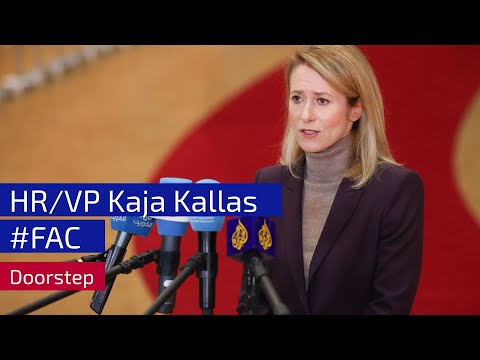 Foreign Affairs Council meeting - Doorstep