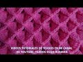 punto cocodrilo tejido a crochet paso a paso para colchas y cojines