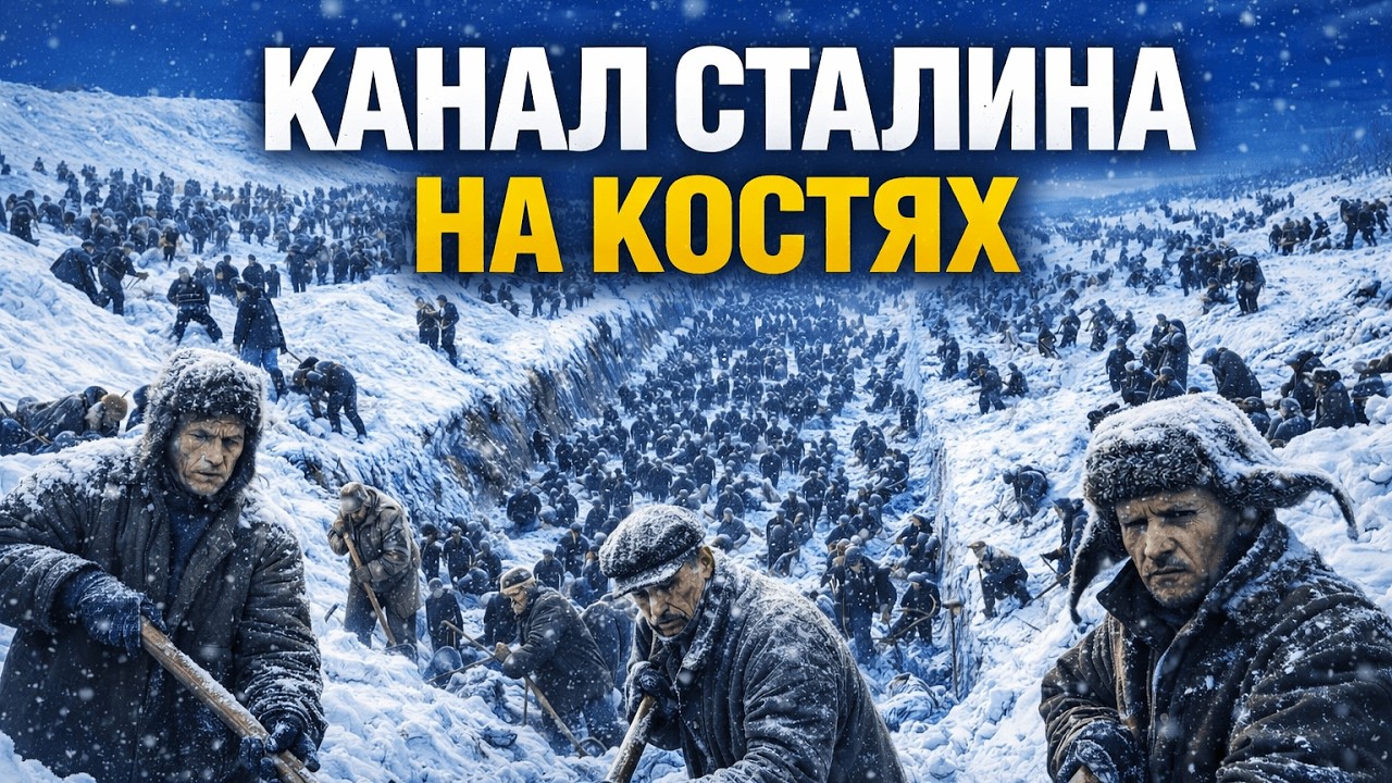 Беломорканал — стройка на костях заключённых ГУЛАГа!