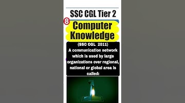 #8 SSC CGL MAINS Computer Previous Year Questions Practice | #ssc #ssccgl | @technicalcaptanji