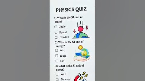 Physics quiz - #physics #physicsquiz #quiz #trivia #funquiz