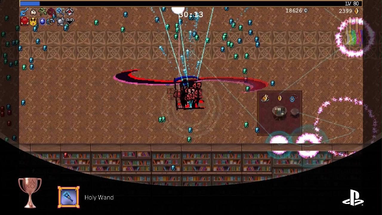 Vampire Survivors Holy Wand Trophy PlayStation 5 PS5 Game Guide Action shooter horror