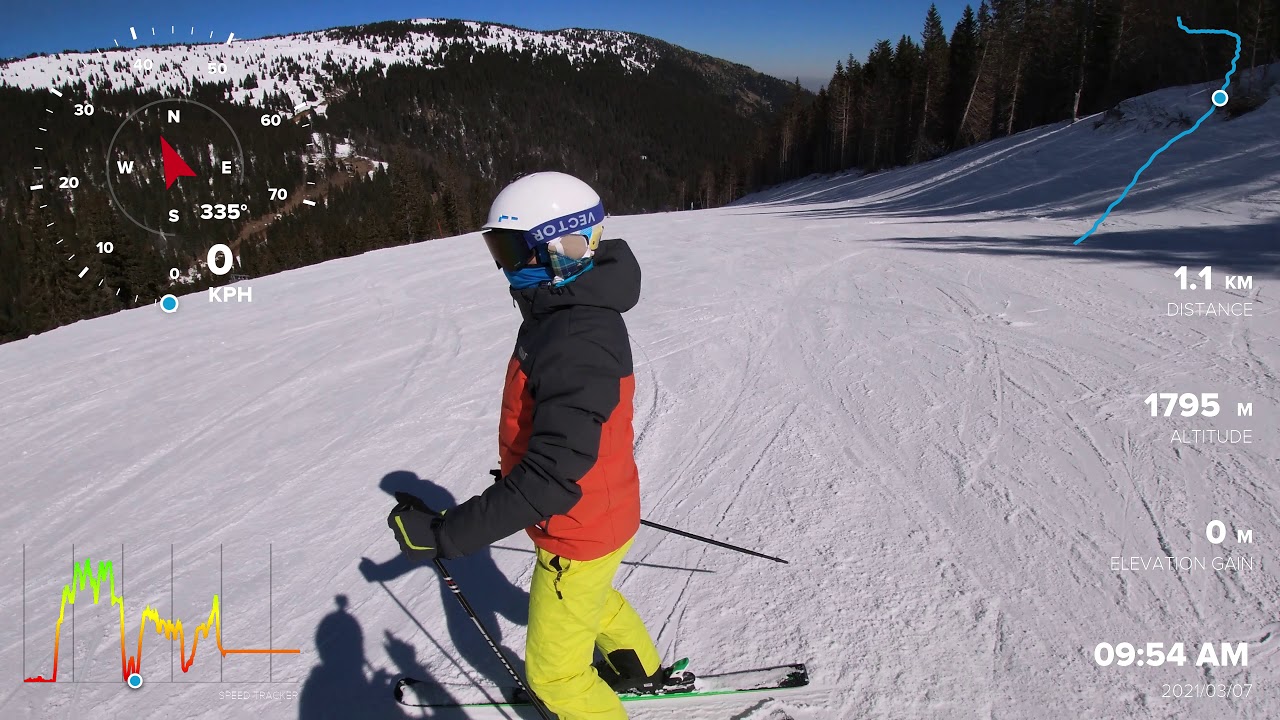 Skijanje Kopaonik staza Krčmar Mart 2021