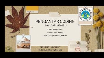 PRESENTASI UAS PENGANTAR CODING NADILA ASMARITA (21003216)