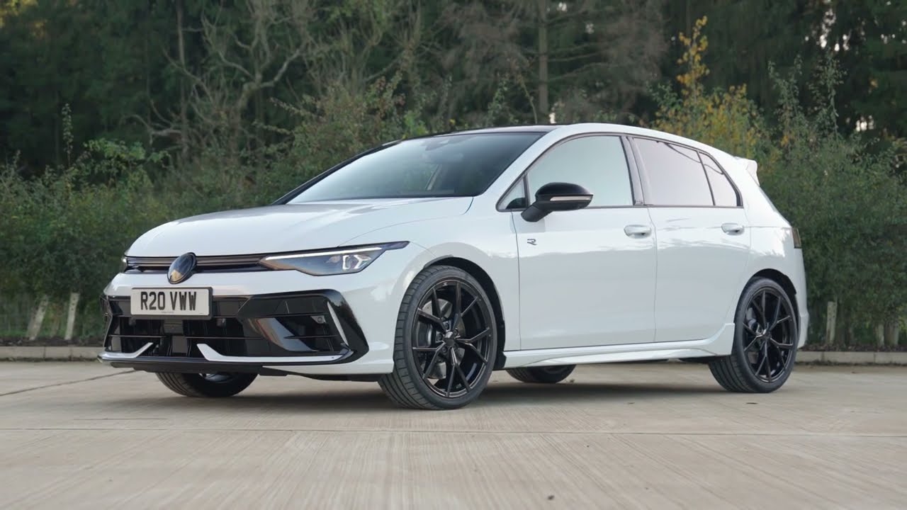 MK8.5 Golf R Black Edition Pure White - YouTube