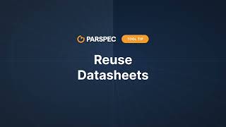 Reuse Datasheets - Tool Tip