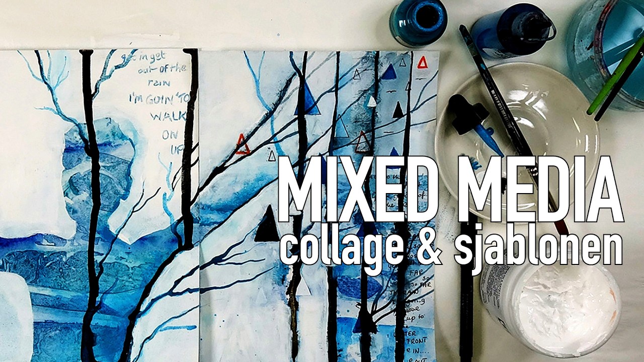 Mixed media illustratie: stap-voor-stap uitleg!