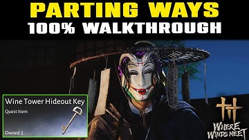 PARTING WAYS Hoofdverhaal Quest Gids | Waar de Winden Samenkomen | Hoe je de Wijntoren Schuilplaa...
