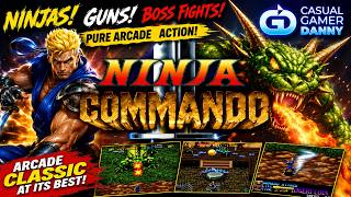 🥷 Ninja Commando (1992) - SNK's Forgotten Time-Traveling Arcade Shooter! - (RETRO ARCADE SERIES) 🎮