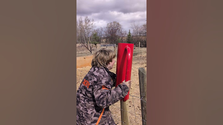 Son tries to help dad with post pounder!
