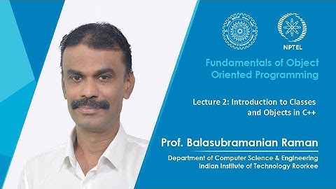 Lecture 2: Introduction to Classes and Objects in C++