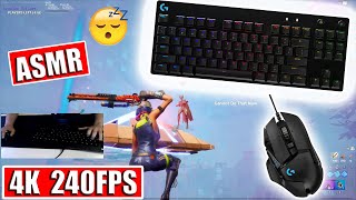 Logitech G Pro Keyboard Fortnite ASMR? Satisfying Keyboard Sounds Smooth 240 FPS 4K Zone Wars