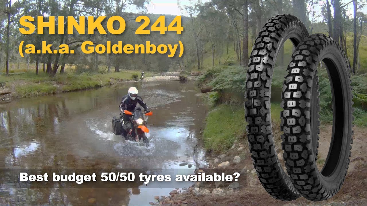 Shinko 244 best budget tyre for 50/50 dirt and road use?︱Cross