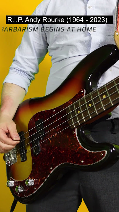 R.I.P. Andy Rourke of The Smiths #bass #thesmiths #music #guitar