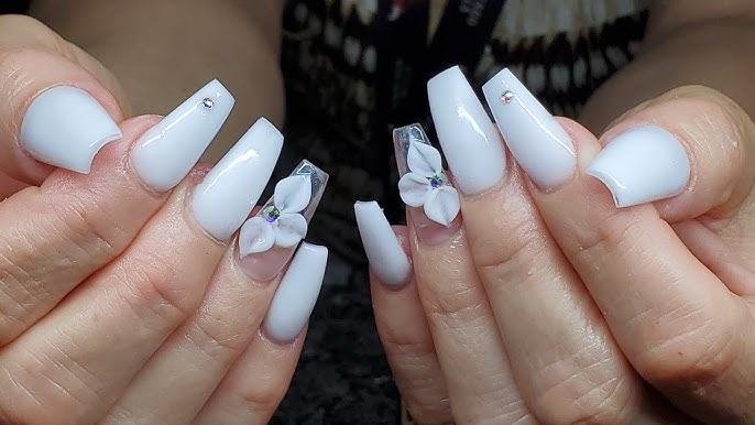 COMO ENCAPSULAR FLORES O NATURALEZA MUERTA EN UÑAS ACRYLICAS 💐 