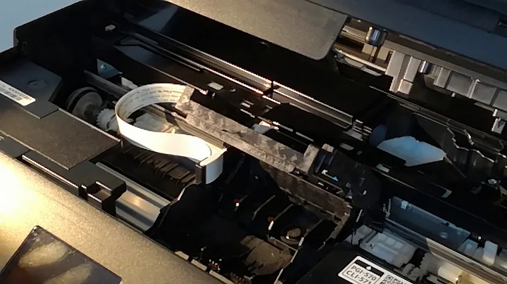 How to remove print head for Canon TS5050 TS5051 printer