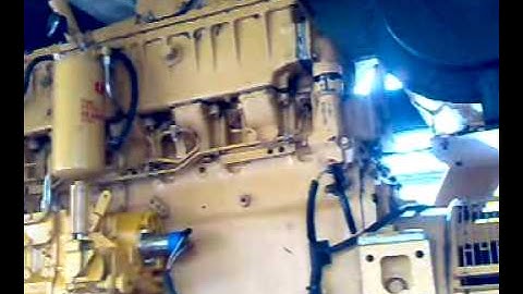 3406 new bared block engine first start up