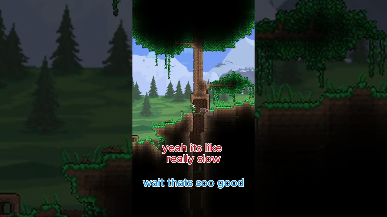 my friend got SO lucky in terraria expert hardcore 