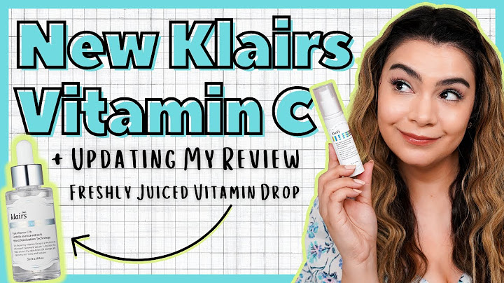 Freshly juiced vitamin drop klairs review năm 2024