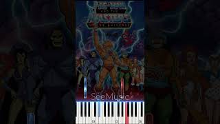 He-Man and The Masters of The Universe Theme Song | Easy Piano Tutorial