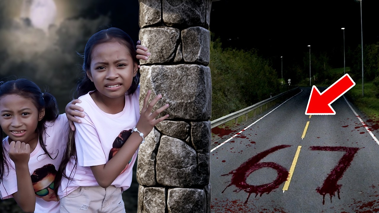 ALUNA DAN AMANDA KETAKUTAN MELIHAT ANGKA SIX SEVEN BERDAR4H DI JALAN!! CEPAT LARI!!