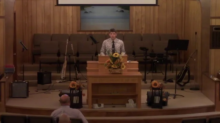 Enon Baptist  8/18/2021 Sunday PM Bro. Caleb Newsome