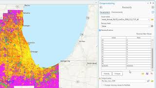 How to run the Reclassify tool in ArcGIS Pro 3.5