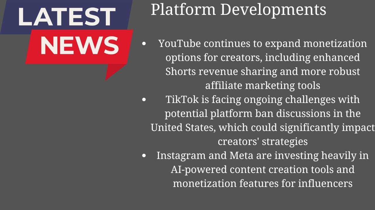 Creator Economy News December 2, 2024