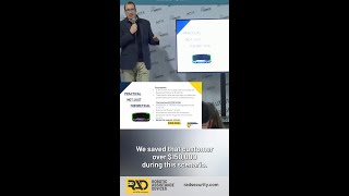 AITX and RAD Open House - Eddie Sorrells, DSI Security Services ROSA saved the customer $150K