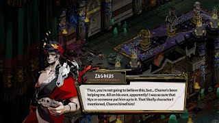 HADES - Zagreus Tells Thanatos about Skelly and Charon