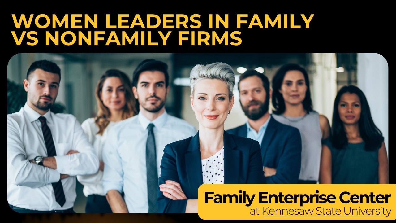 Women Leaders in Family vs Nonfamily Firms