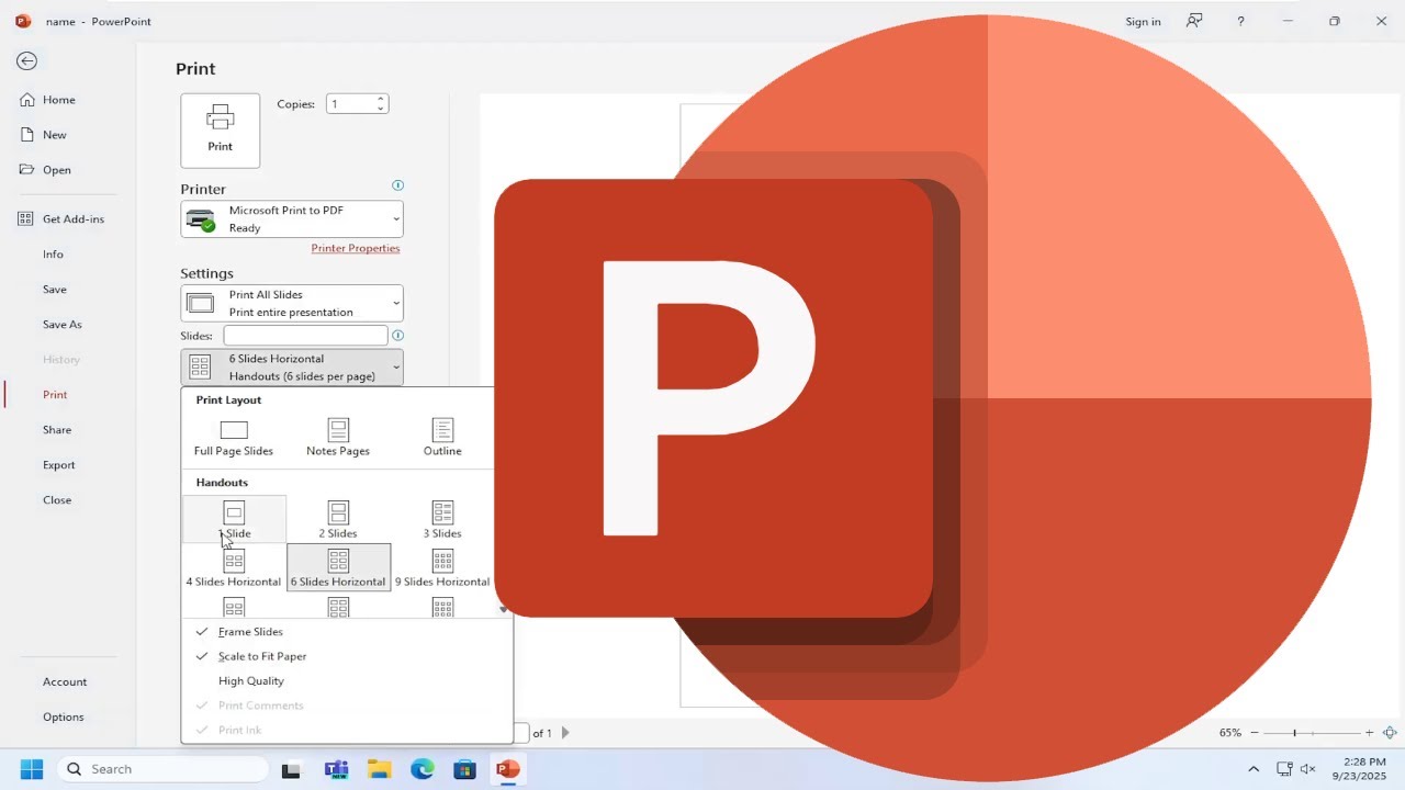 How to Create Handouts in PowerPoint [Tutorial] - YouTube