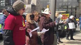 Vigil for Hiroji in NY_Coalition Against U.S. Foreign Military Bases