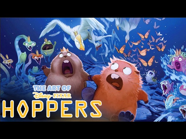 Disney Pixar The Art of Hoppers - Quick flip through Artbook